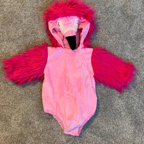 Pottery Barn Kids Baby Flamingo Costume 12-24M - Picture 7 of 9